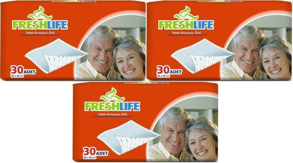 FreshLife Hasta Yatak Koruyucu 60*90CM 90 Adet (3PK*30) - Image 1