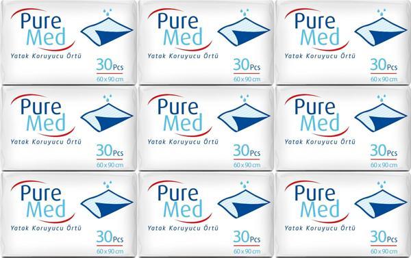 Puremed Hasta Yatak Koruyucu 60*90CM 270 Adet (9PK*30) - Image 1