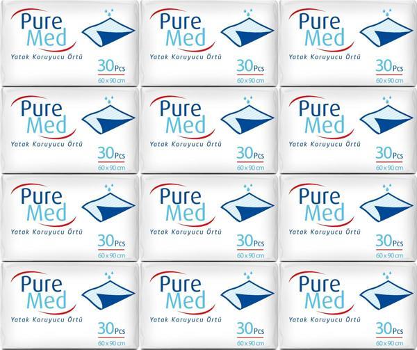 Puremed Hasta Yatak Koruyucu 60*90CM 360 Adet (12PK*30) - Image 1