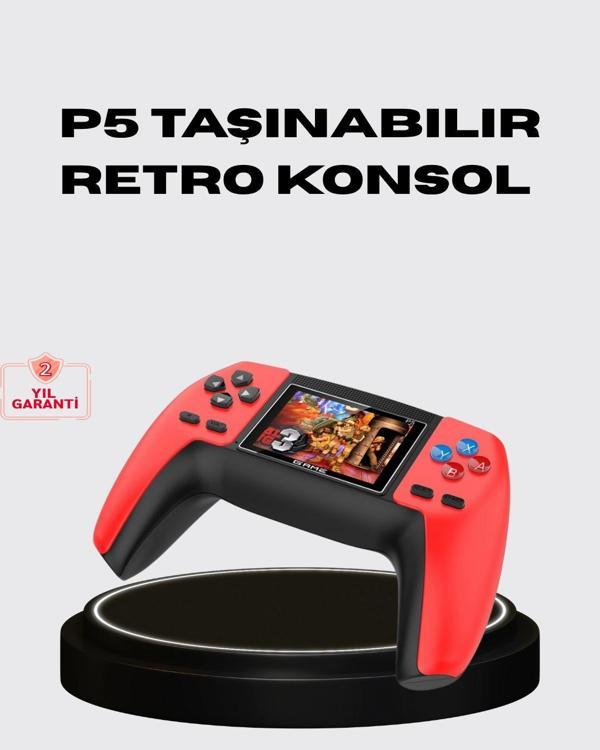 520 Oyunlu Retro Gamepad – Nostaljik Eğlenceyi Her Yere Taşı - Image 1