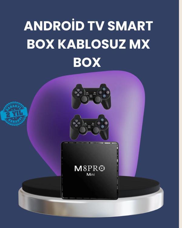 Android TV Box 10K Ultra HD Medya Oynatıcı ve Oyun Cihazı - Image 1