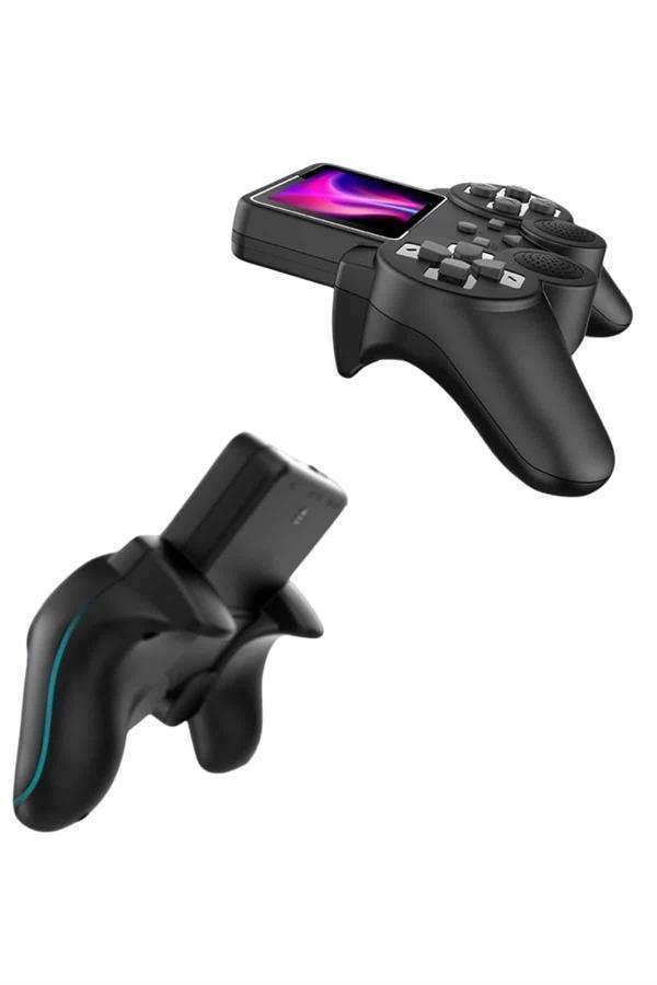 2.4 İnç Ekran 520 Oyunlu Retro Temalı Kablosuz Oyun Kolu El Atarisi - Image 1