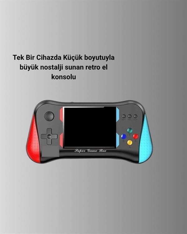 Şarjlı Taşınabilir Oyun Konsolu – X7M Retro Game Box - Image 1