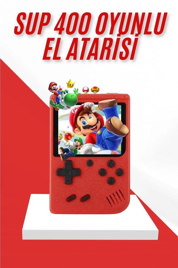 Nostalji Oyunlu Mini Atari Gamebox 400 Oyunlu El Atarisi - Image 1