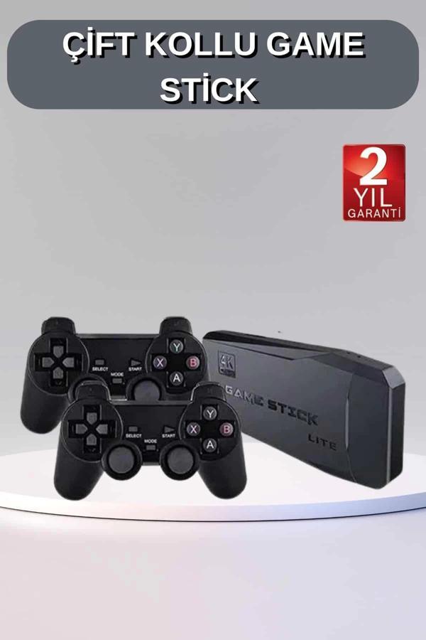 Game Stick 20000 Oyun Kablosuz Çift Kol Retro Oyunlar Game Stick Atari 2.4g 4K - Image 1