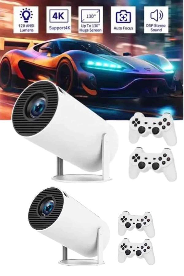 Full HD 8 GB Ayaklı Çift Kollu 4K Video Oyun Konsolu Taşınabilir - Image 1