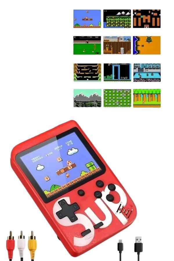 Nostalji Oyunlu Mini Atari Gamebox 400 Oyunlu El Atarisi - Image 1