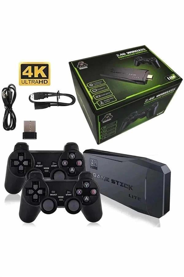 Game Stick 20000 Oyun Kablosuz Çift Kol Retro Oyunlar Game Stick Atari 2.4g 4K - Image 1