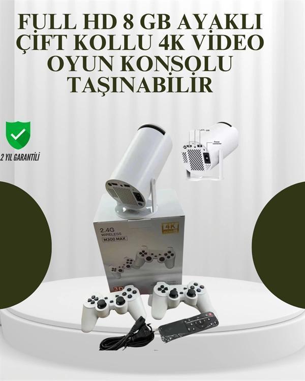 Portatif 4K Projeksiyon – 4.000 Uygulama Kablosuz Yansıtma ve Bluetooth 5.0 - Image 1