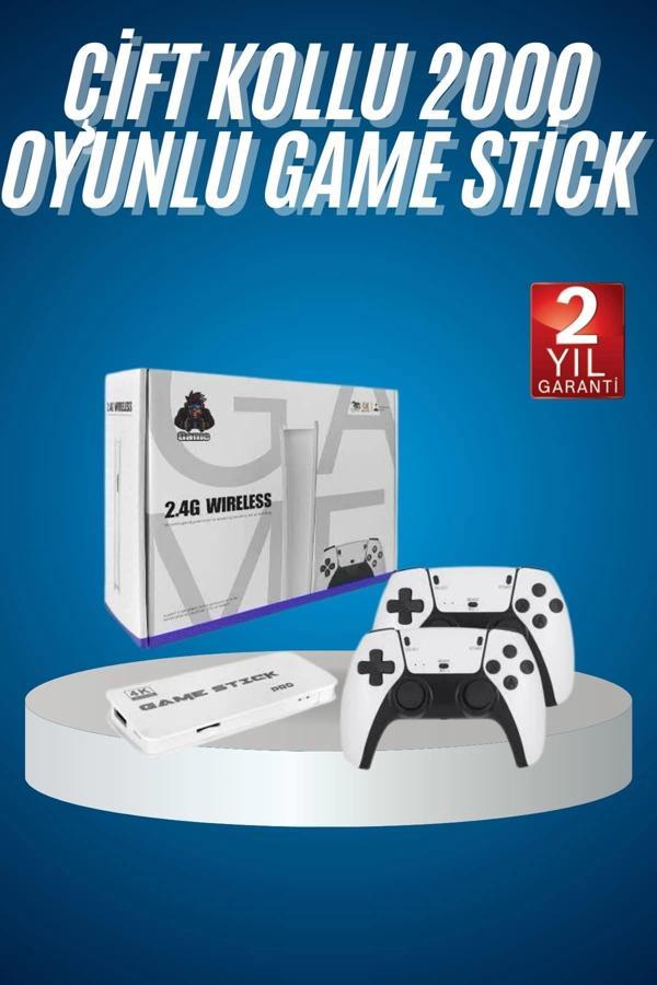 2.4 GHZ Oyun Konsolu Çift Konsol 4K Ultra Hd Game Stick - Image 1
