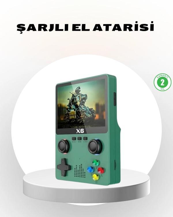 Taşınabilir Oyun Konsolu 3.5 İnç IPS Ekran Yaylı Çift LR Tuşlu - Image 1