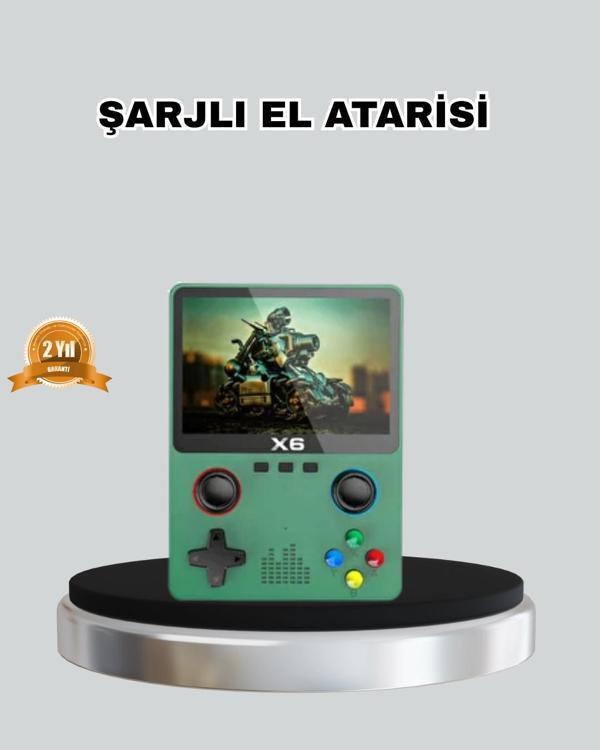 Retro Taşınabilir Konsol 3.5 IPS Ekran Ergonomik Çift LR Kontrollü - Image 1