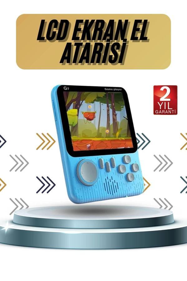 3.5 İnç Mini Atari Taşınabilir Oyun Konsolu 666 Adet Retro Oyun - Image 1
