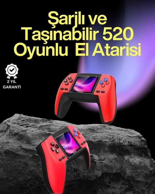P5 Retro GamePad – 520 Klasik Oyunlu Tak-Çalıştır Mini Konsol - Image 1