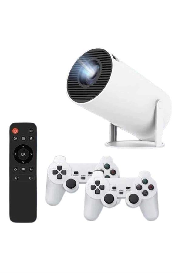 Projeksiyon Cihazı Video Oyun Konsolu 8 GB Hafıza LCD Ekran Kumandalı - Image 1