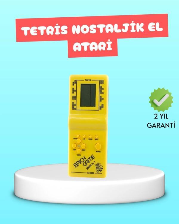 Taşınabilir El Aterisi Gameboy – Klasik Tetris Oyunu Pil ile Çalışan Mini El Konsolu - Image 1