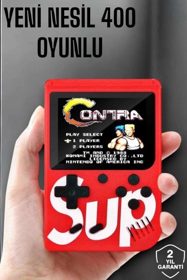 Çocuklara Özel SUP 400 Oyunlu Mini Oyun Konsolu - Image 1