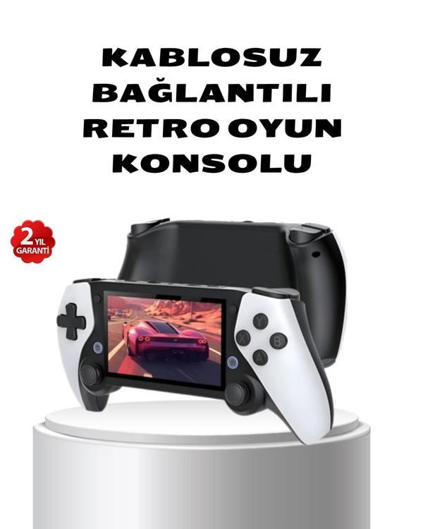 Taşınabilir Retro Oyun Konsolu – 4.3 İnç Ekran 64 GB Hafıza ve Klasik Oyun Arşivi - Image 1