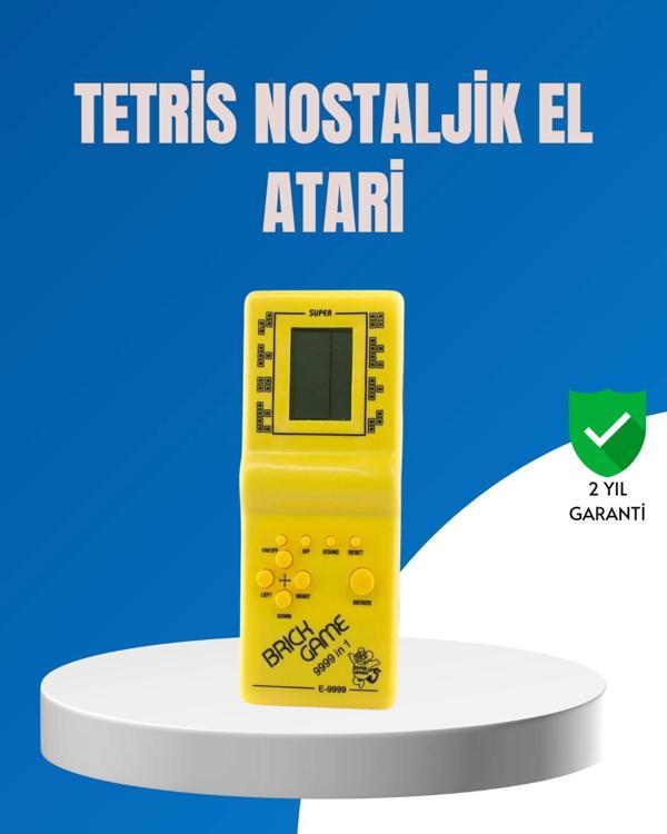 Mini Tetris El Aterisi – Taşınabilir Retro Oyun Konsolu Pil ile Çalışan Klasik Model - Image 1
