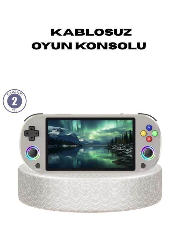 Taşınabilir Retro Oyun Konsolu – 5 İnç IPS Ekranlı 3000 mAh Şarjlı HD Destekli - Image 1