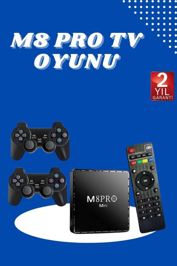 M8 PRO MINI 4 8 10 K HD HDR Android Tv 5G Retro 10000 Oyunlu - Image 1