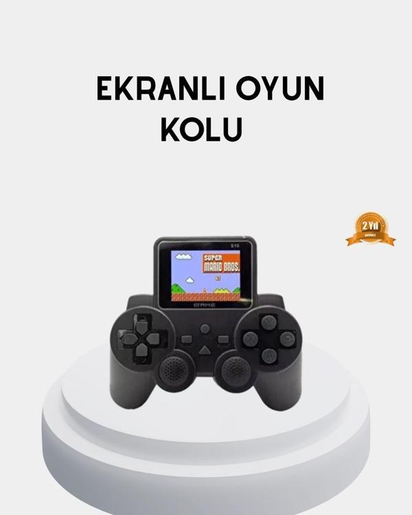 Atari S10 Retro Oyun Konsolu – 520 Nostaljik Oyun TV Bağlantılı Şarjlı ve Taşınabilir - Image 1