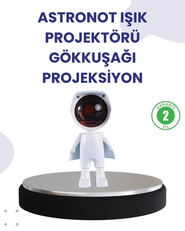 Dekoratif Gün Batımı Işığı – Astronot Figürlü - Image 1