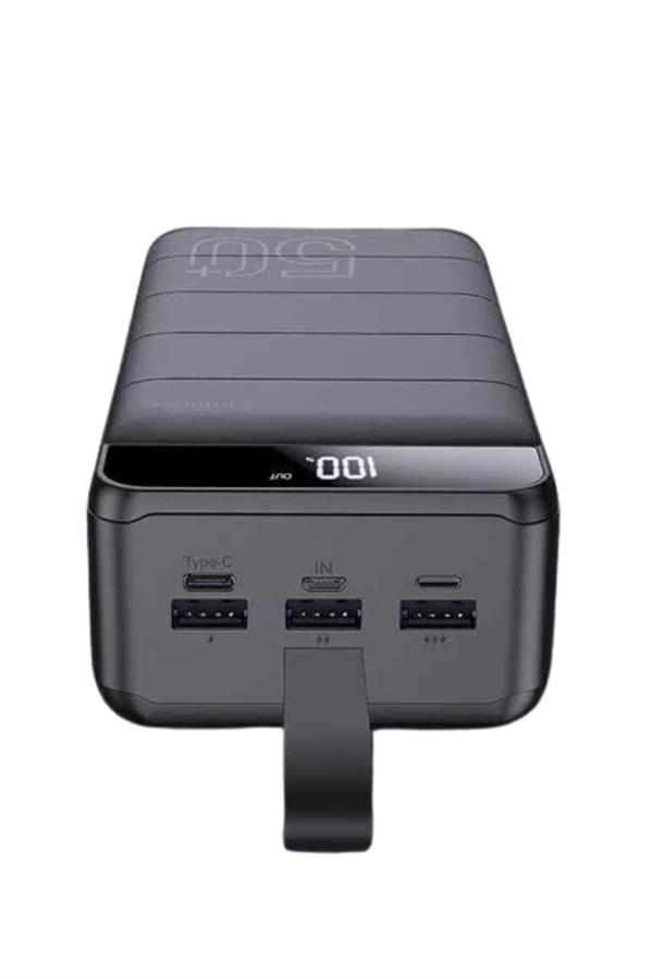 Powerbank Çoklu Şarj Girişi 50.000 Mah Taşınabilir Dijital Göstergeli - Image 1