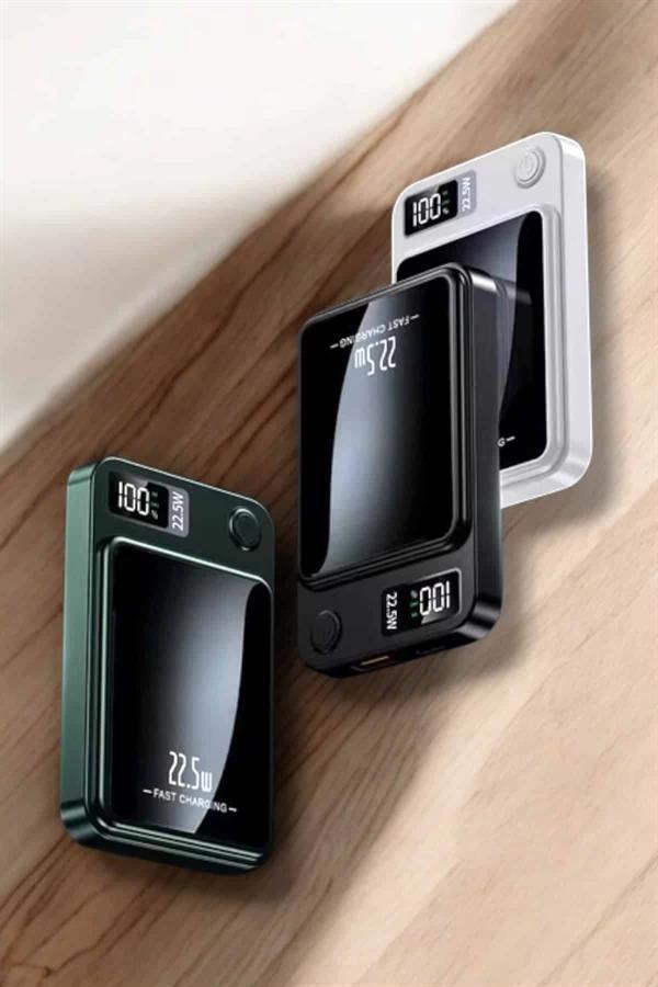 Pratik ve Taşınabilir 10.000 mAh Wireless Powerbank Hızlı Şarj Avantajı - Image 1