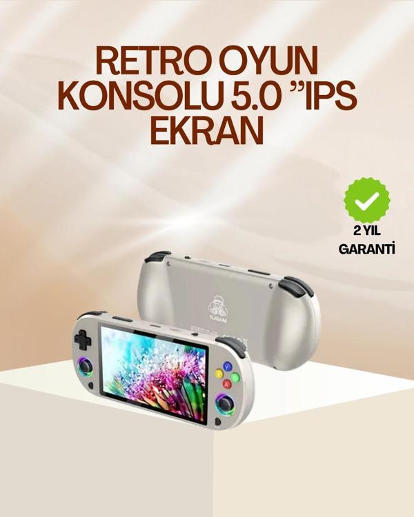 5" IPS Ekranlı Taşınabilir Oyun Konsolu - Image 1