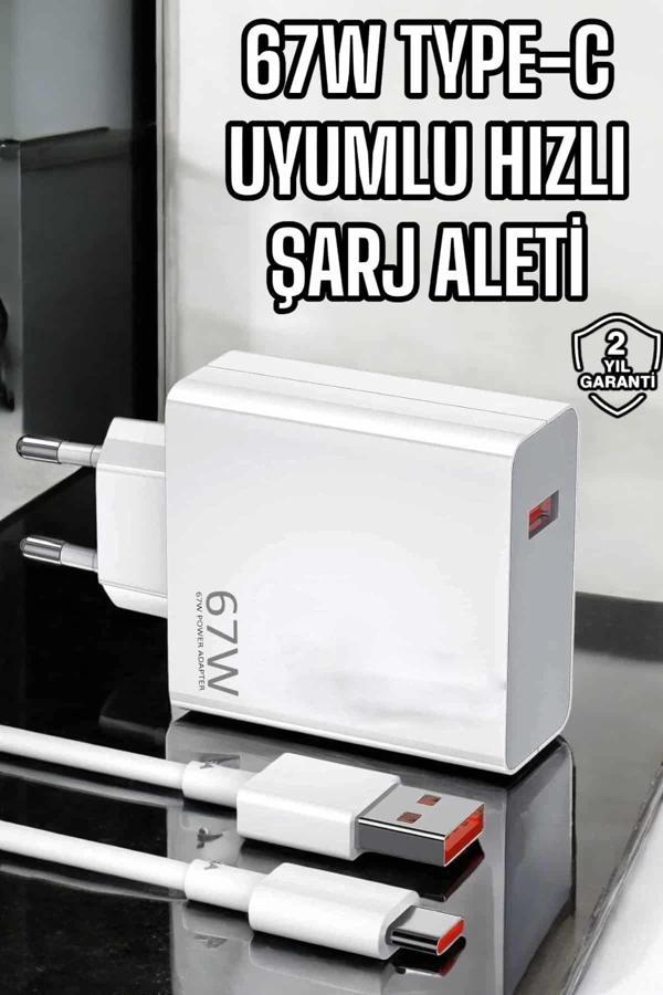 Şarj Aleti Turbo Hızlı 67W Type-C Hızlı Şarj - Image 1