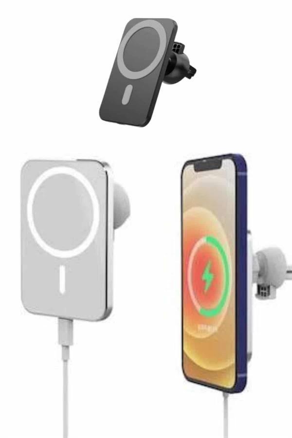 İOS Uyumlu Magsafe Kablosuz 15w Şarj Powerbank Magesafe - Image 1