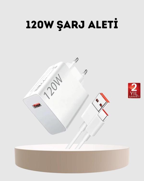 120W USB-C Şarj Adaptörü Süper Hızlı Şarj Güç Kaynağı Seti - Image 1
