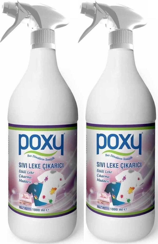 Sıvı Leke Çıkarıcı 1 Lt X 2 Ad. Halı, Koltuk, Döşeme Çamaşır, Tekstil Kıyafet Ayakkabı Leke Çıkarıcı - Image 1