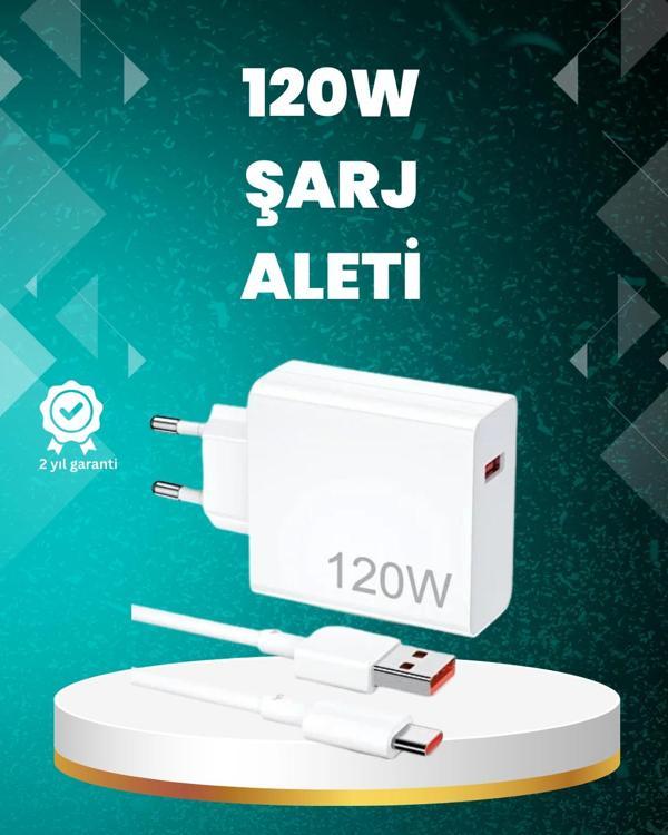 120 Watt Güçlü Hızlı Şarj Adaptörü Huawei P30 P40 Mate 20 Pro Uyumlu - Image 1