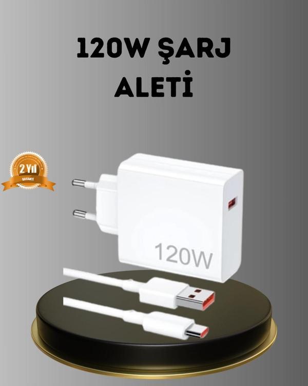 Turbo 120W Hızlı Şarj Cihazı – Kısa Devre ve Akım Koruma Özellikli - Image 1