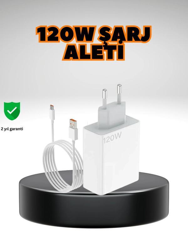 120 Watt Ultra Hızlı Şarj Seti Realme 7 8 9 Pro Uyumlu - Image 1