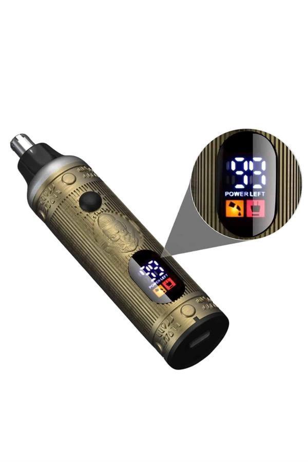 Profesyonel Saç Sakal Vücut Kulak ve Burun Tıraş Makinesi 3 Başlıklı - Image 1