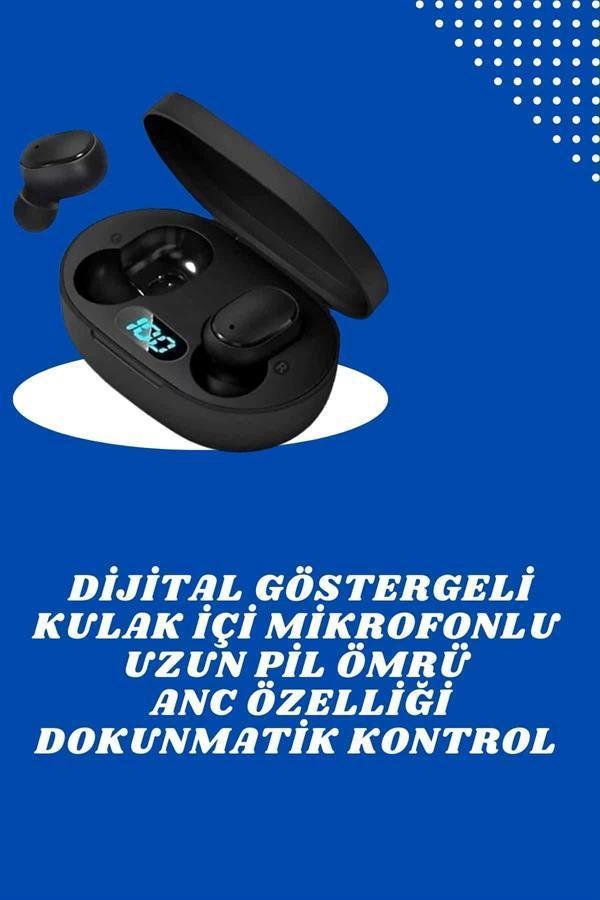 İkili Bluetooth Kulaklık Dijital Göstergeli Uzun Pil Ömrü Yüksek Ses Kaliteli - Image 1