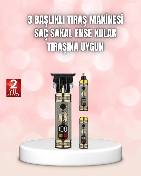 8 Taraklı Saç Kesme ve Sakal Şekillendirme Makinesi - Image 1