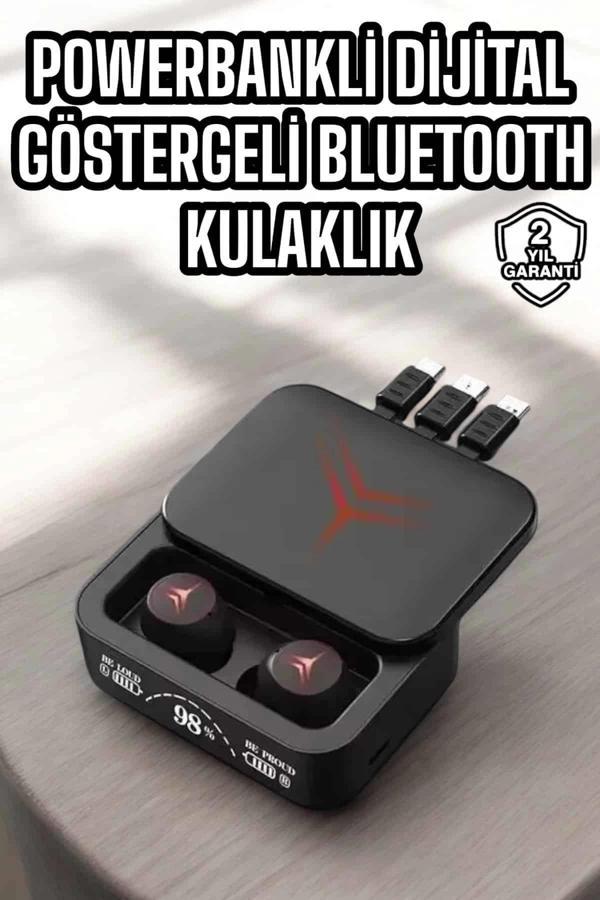 Ucuz ve Kaliteli Bluetooth Kulaklık TWS Çoklu Şarj Girişi Yüksek Ses Kaliteli - Image 1