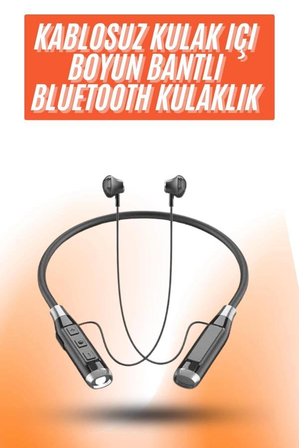Yeni Nesil Silikonlu Kulak İçi Kablosuz Kesintisiz Bluetooth Kulaklık Kablolu - Image 1