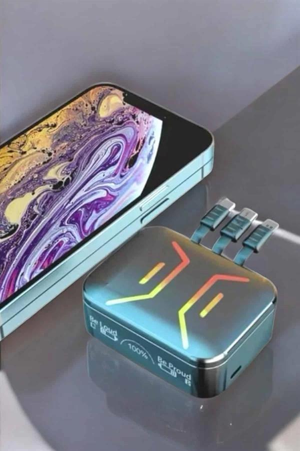 Kablosuz Bluetooth Kulaklık Powerbankli Uzun Pil Ömrü Yüksek Ses Kaliteli - Image 1