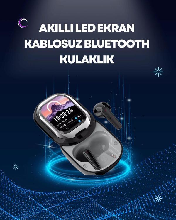 ENC Destekli Bluetooth 5.4 Kulaklık – EQ Ayarlı Akıllı Kutulu - Image 1