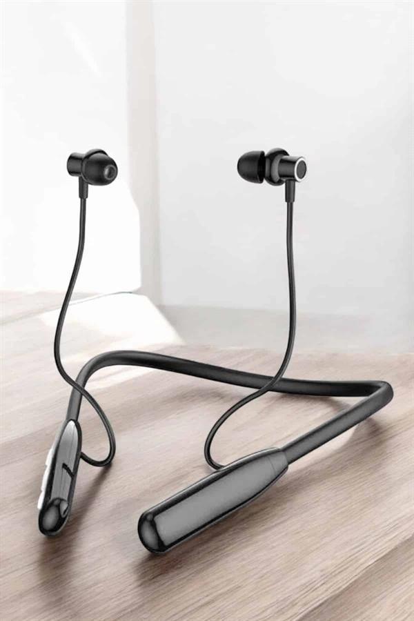 Boyun Bantlı Bluetooth Kulaklık Yüksek Ses Kaliteli 100 Saat Kulaklık - Image 1