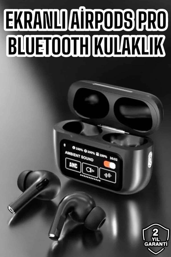 Yeni Nesil Bluetooth Kulaklık Ekranlı Yüksek Ses Kaliteli Uzun Şarj Süreli - Image 1