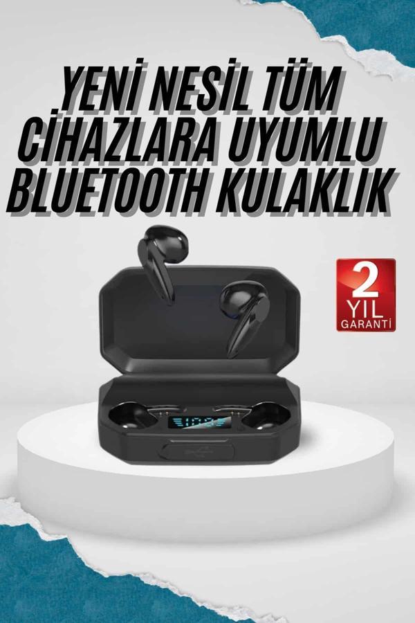 Kulak İçi Bluetooth Kulaklık Rgb Işıklı Çift Mikrofonlu iOS/Android Uyumlu BT 5.2 - Image 1