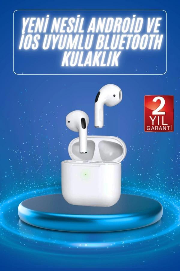 4.Nesil Bluetooth Kulaklık Yüksek Ses Kaliteli Dokunmatik Kontrol Özellikli - Image 1