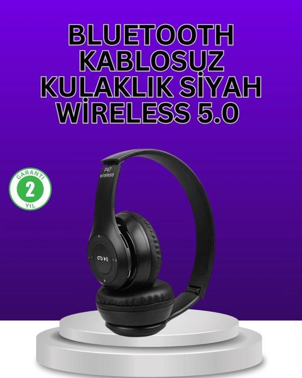 Kablolu & Kablosuz Kullanım Seçeneği Sunan Stereo Bluetooth Kulaklık - Image 1