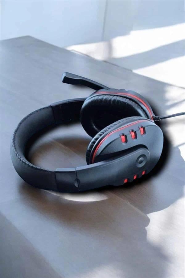 Yüksek Ses Kalitesi ve Aktif Gürültü Engelleme Özellikli Kablolu Mikrofonlu Kulaklık - Image 1